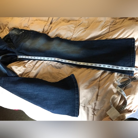 L.E.I. Jeans.  Hipster Flare jeans.  Size 13 - Picture 3 of 3